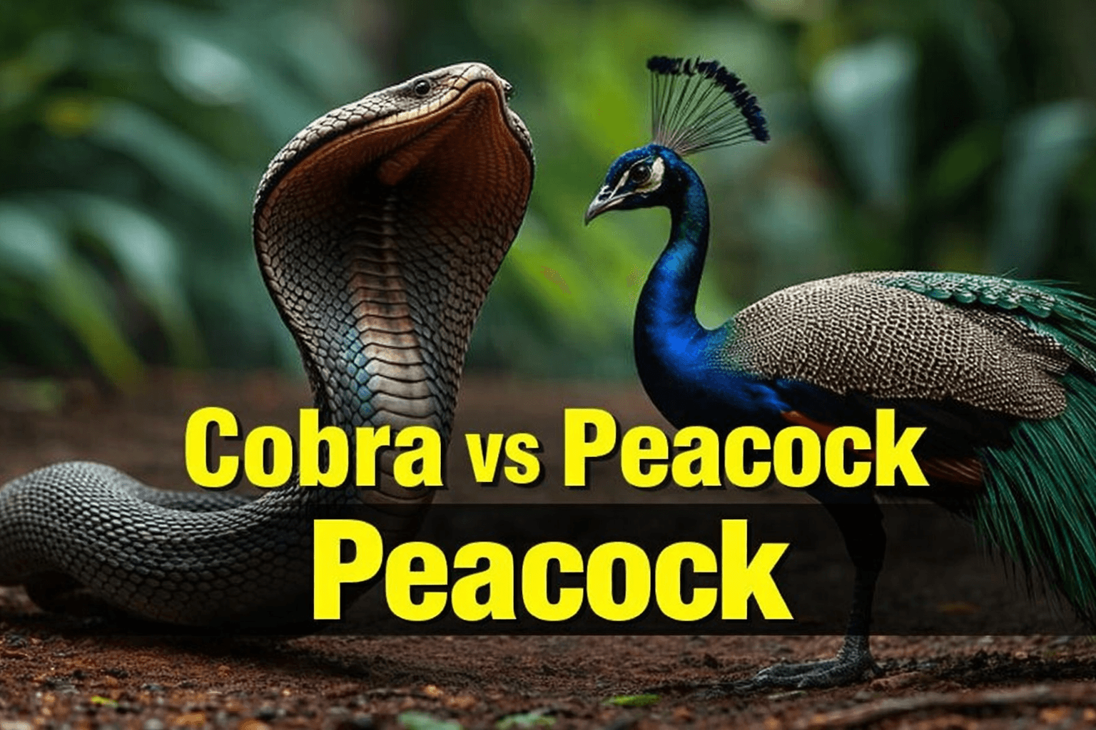 Cobra vs Peacock