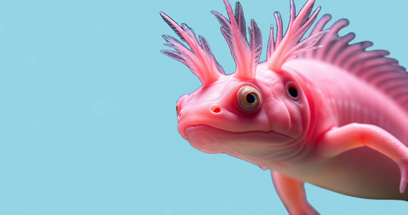 Rare Mexican Axolotl