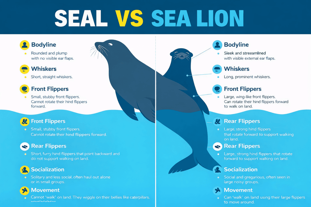 Seal Vs Sea Lion