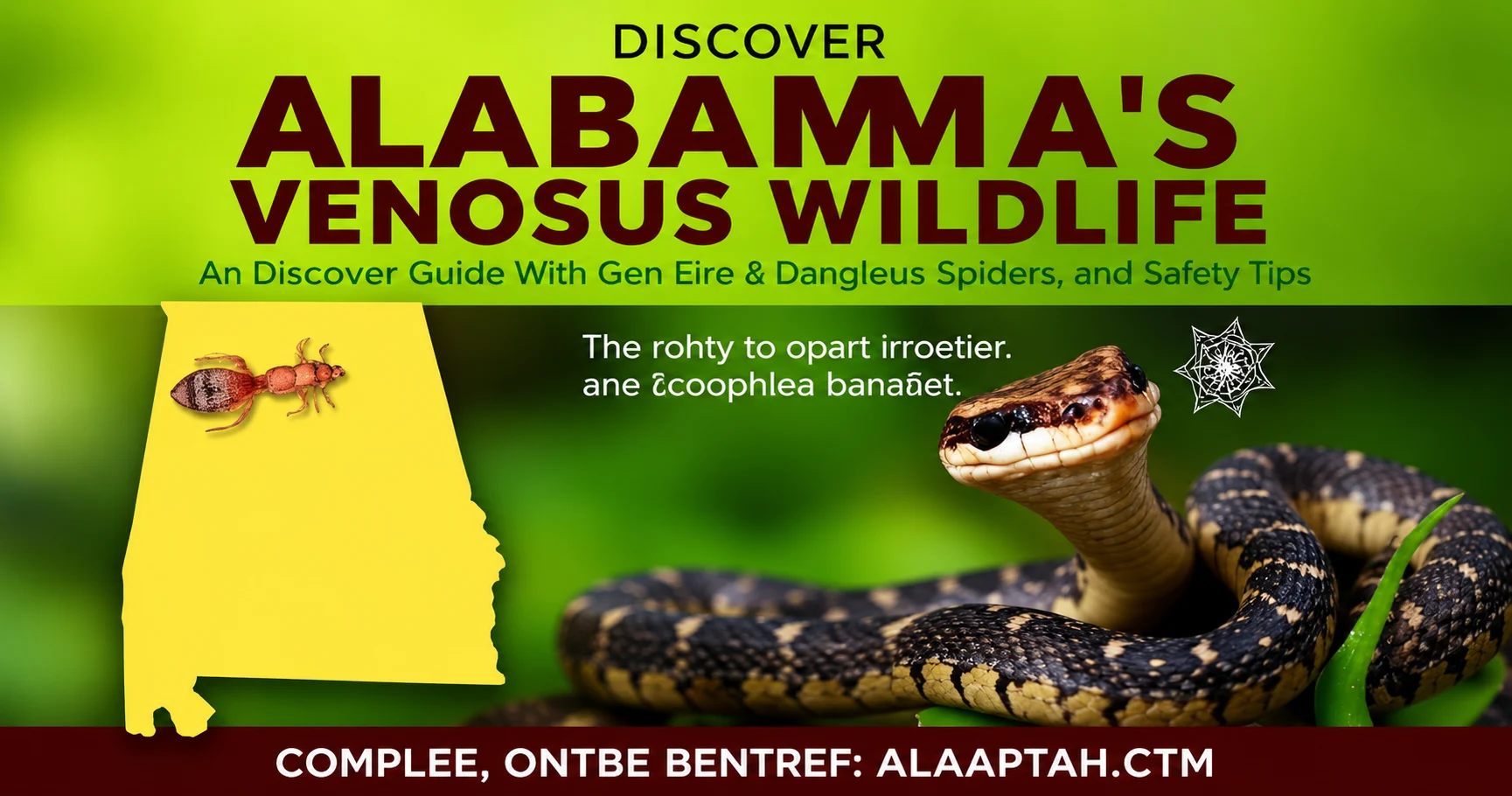 Discover Alabama's venosus wildlife guide