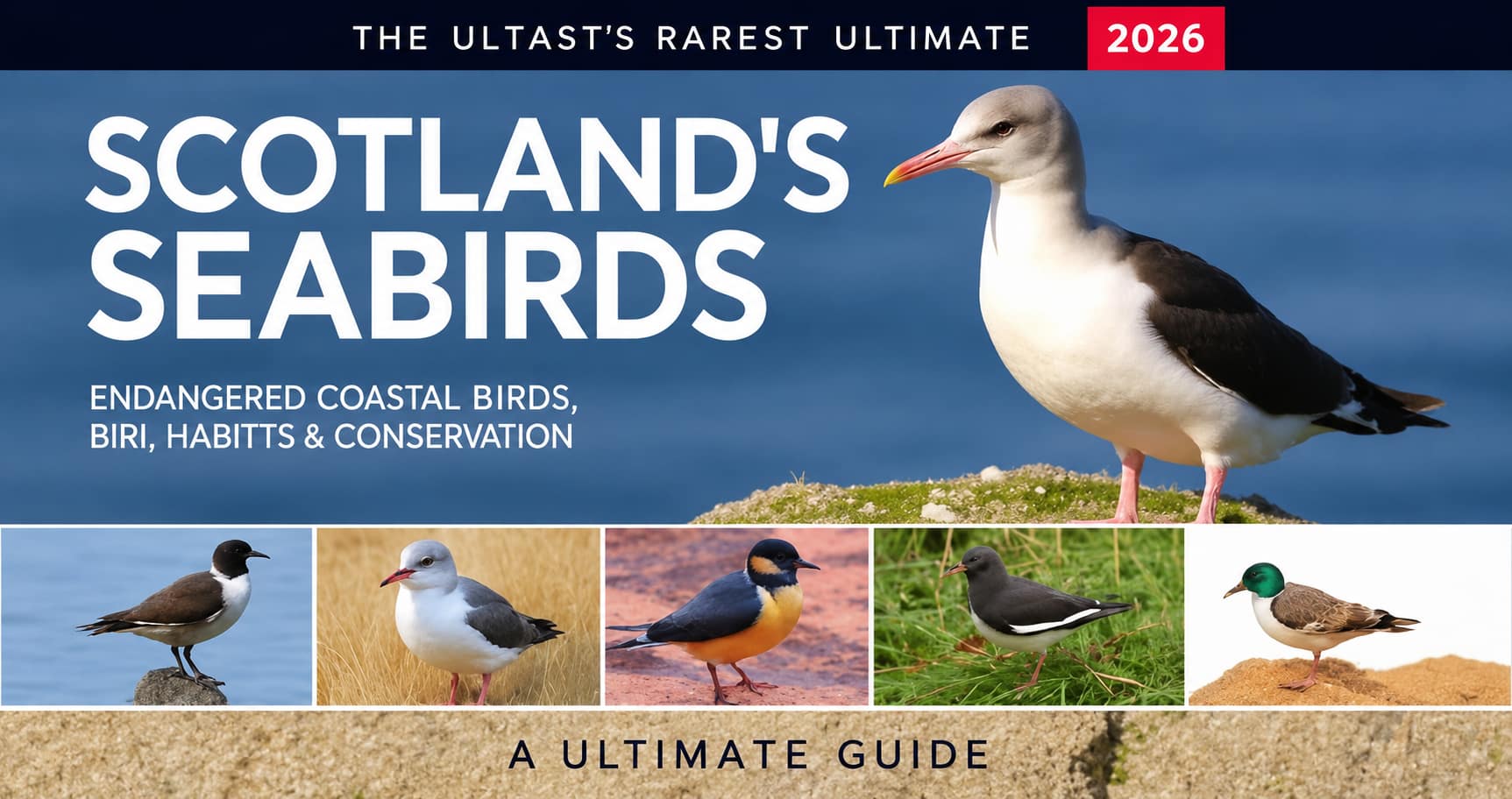 Scotland’s seabirds endangered coastal birds guide