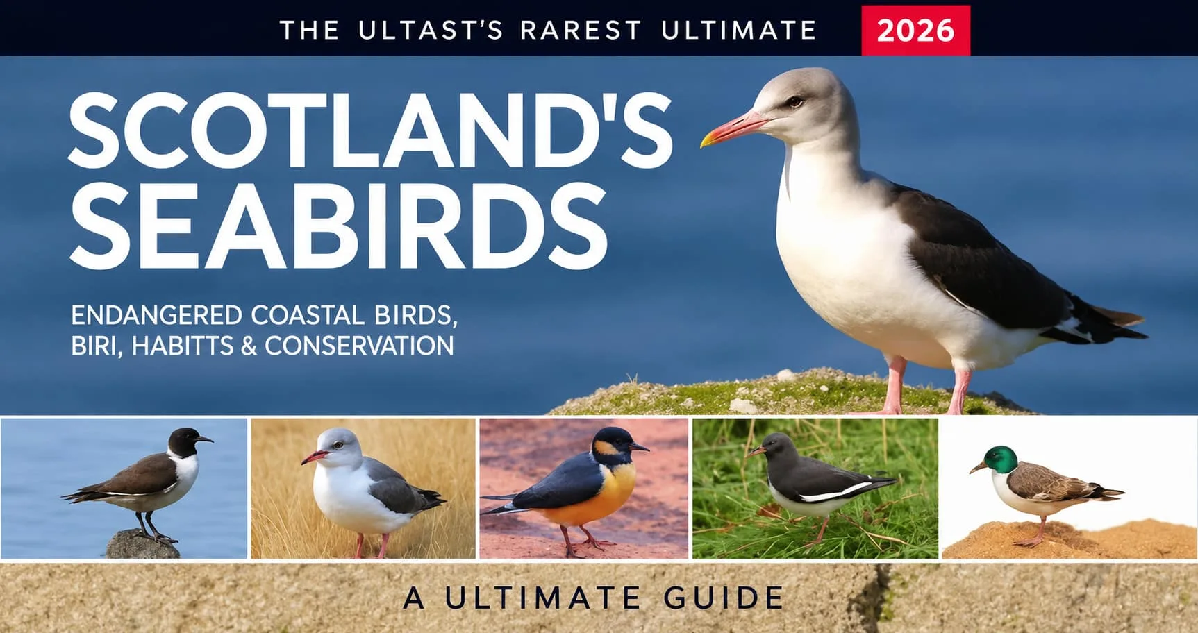 Scotland’s seabirds endangered coastal birds guide