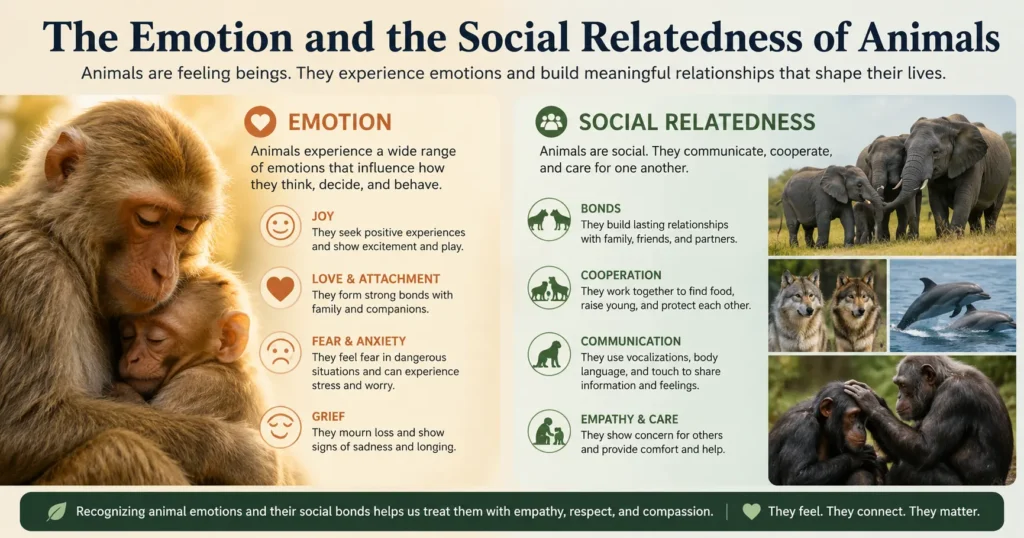 Animal emotions and social connections