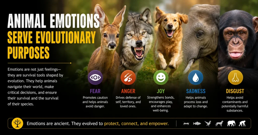 Animal emotions and their evolutionary roles