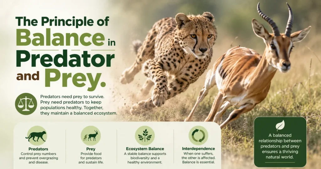 Balance in predator and prey relationships