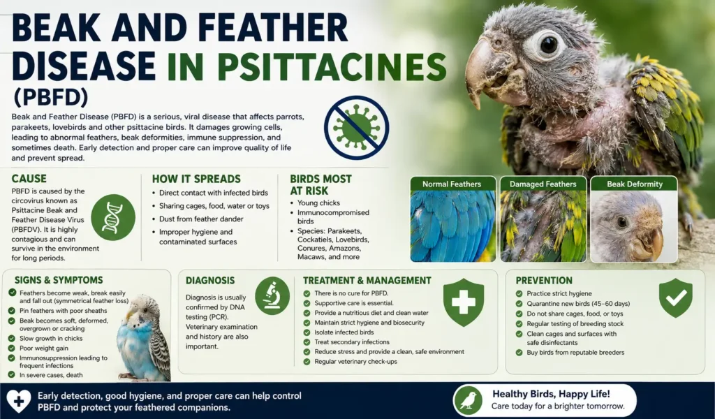Beak and Feather Disease in Psittacines (PBFD)