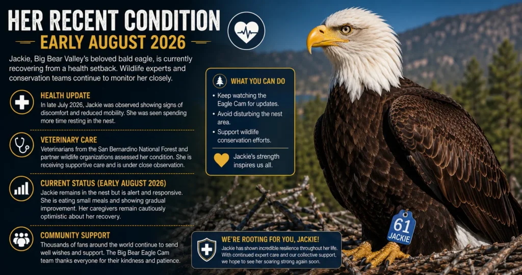 Bald Eagle Health Update Jackie’s Recovery