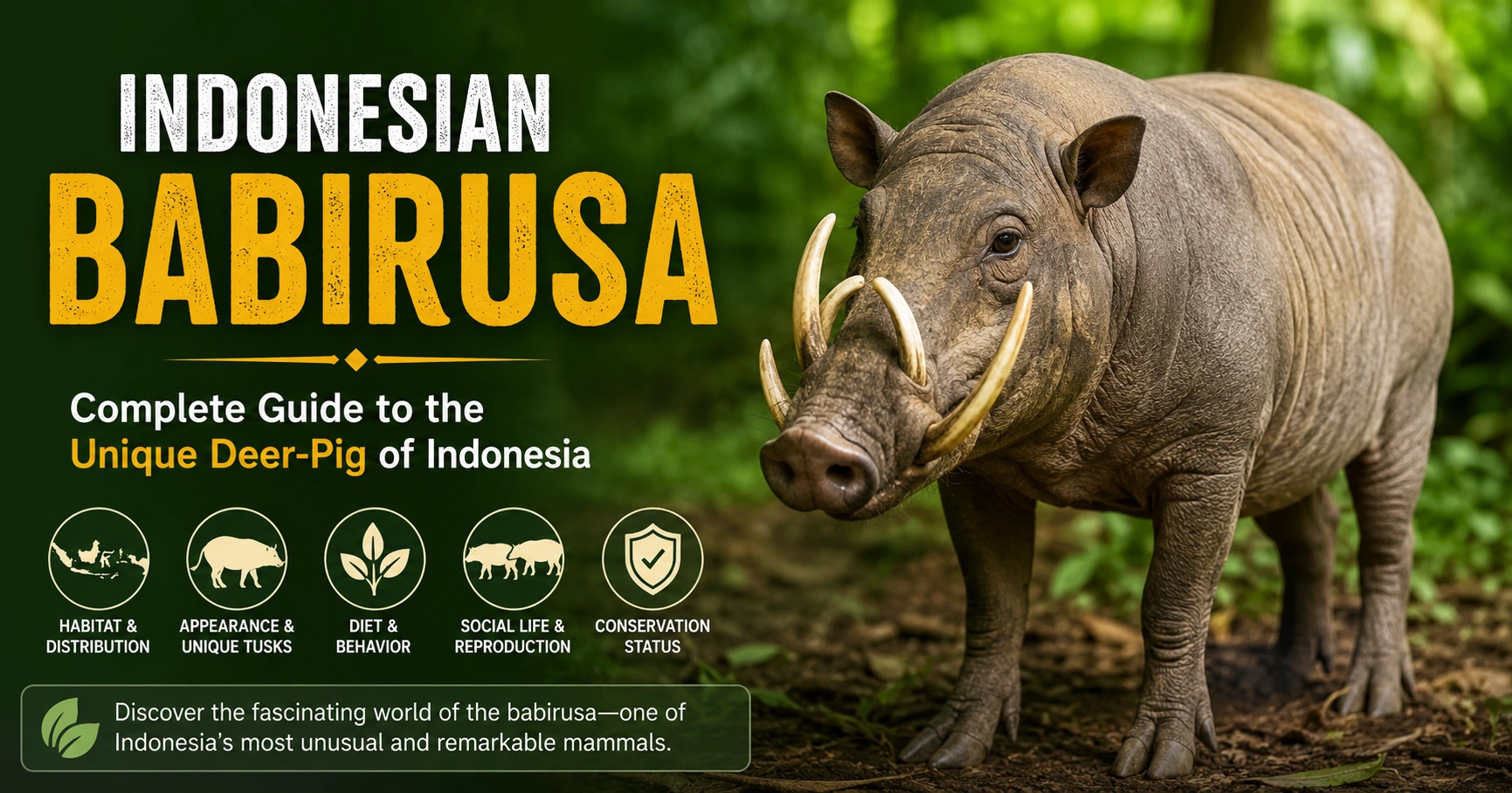 Indonesian babirusa