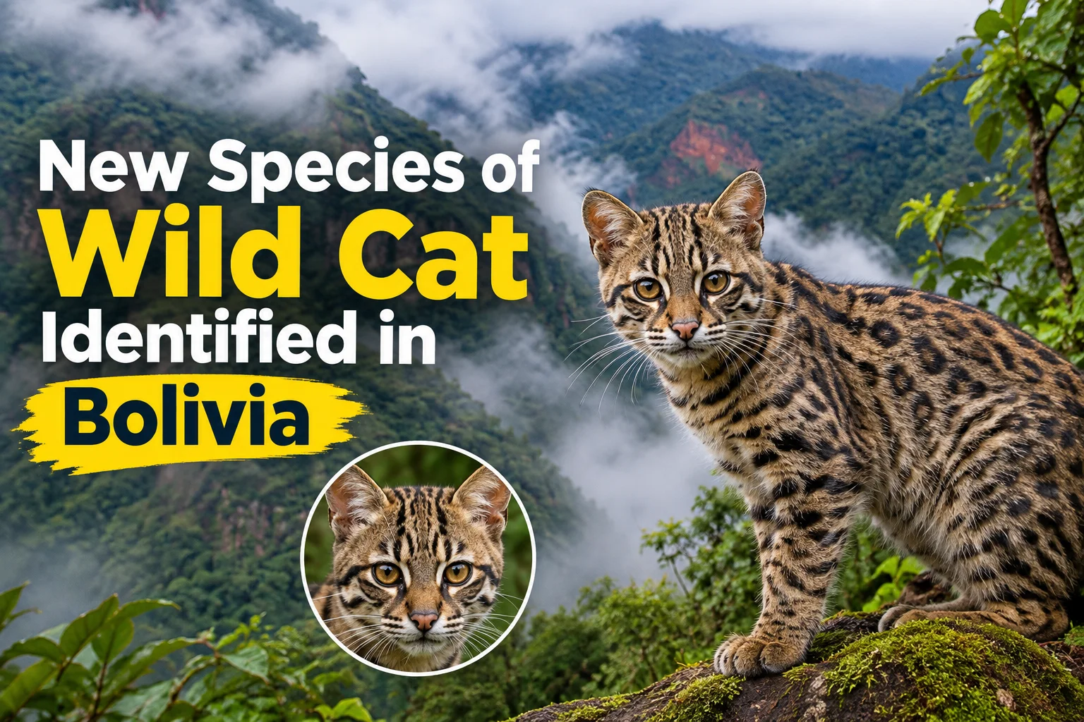 New species of wild cat identified in Bolivia