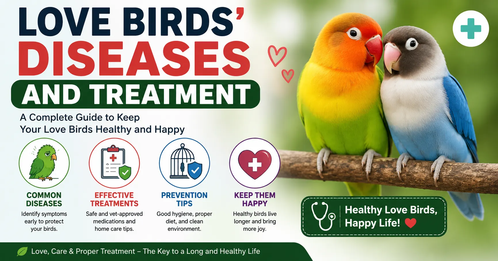 Lovebirds' Diseases and Treatment