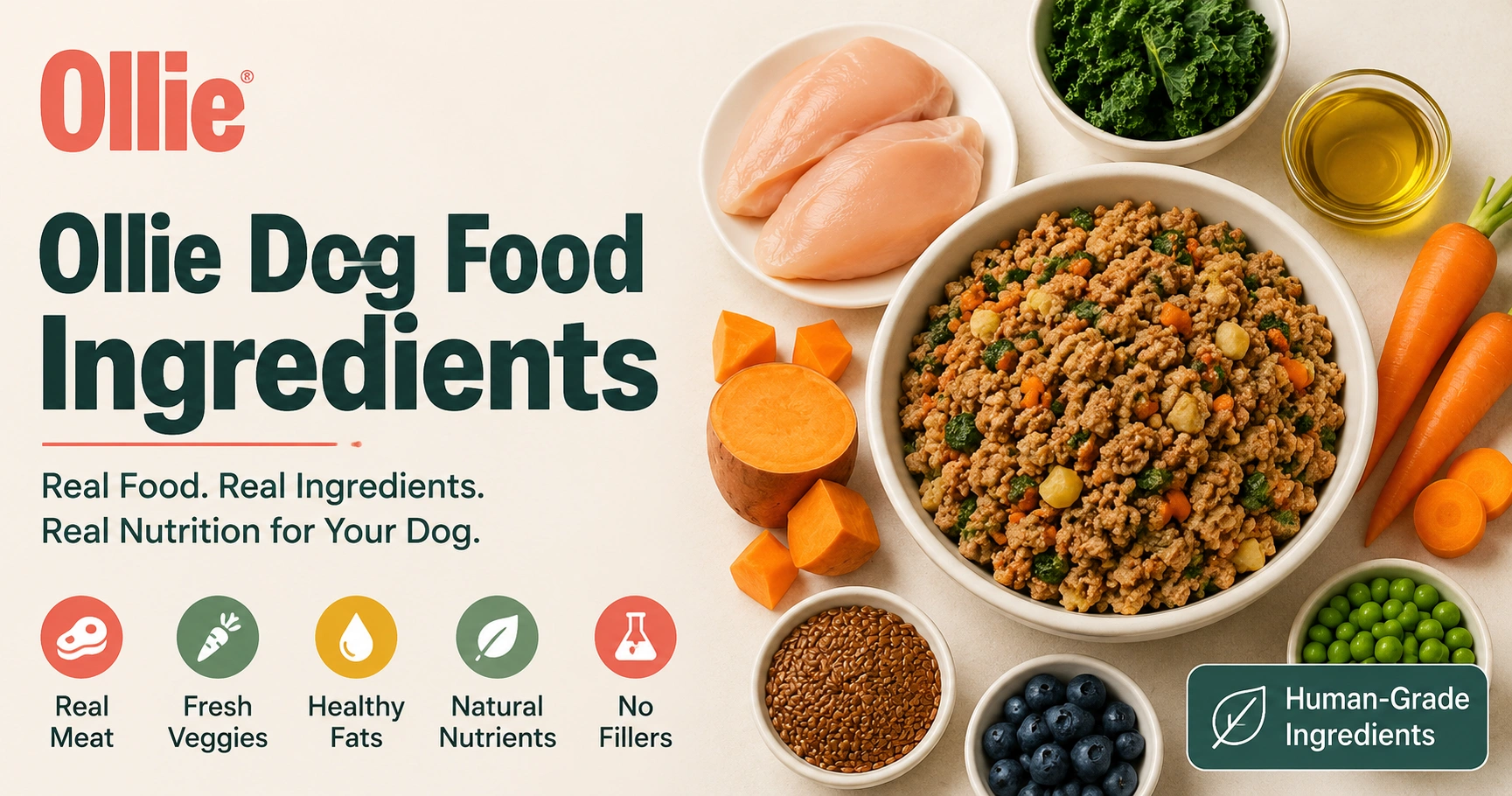 Ollie dog food ingredients